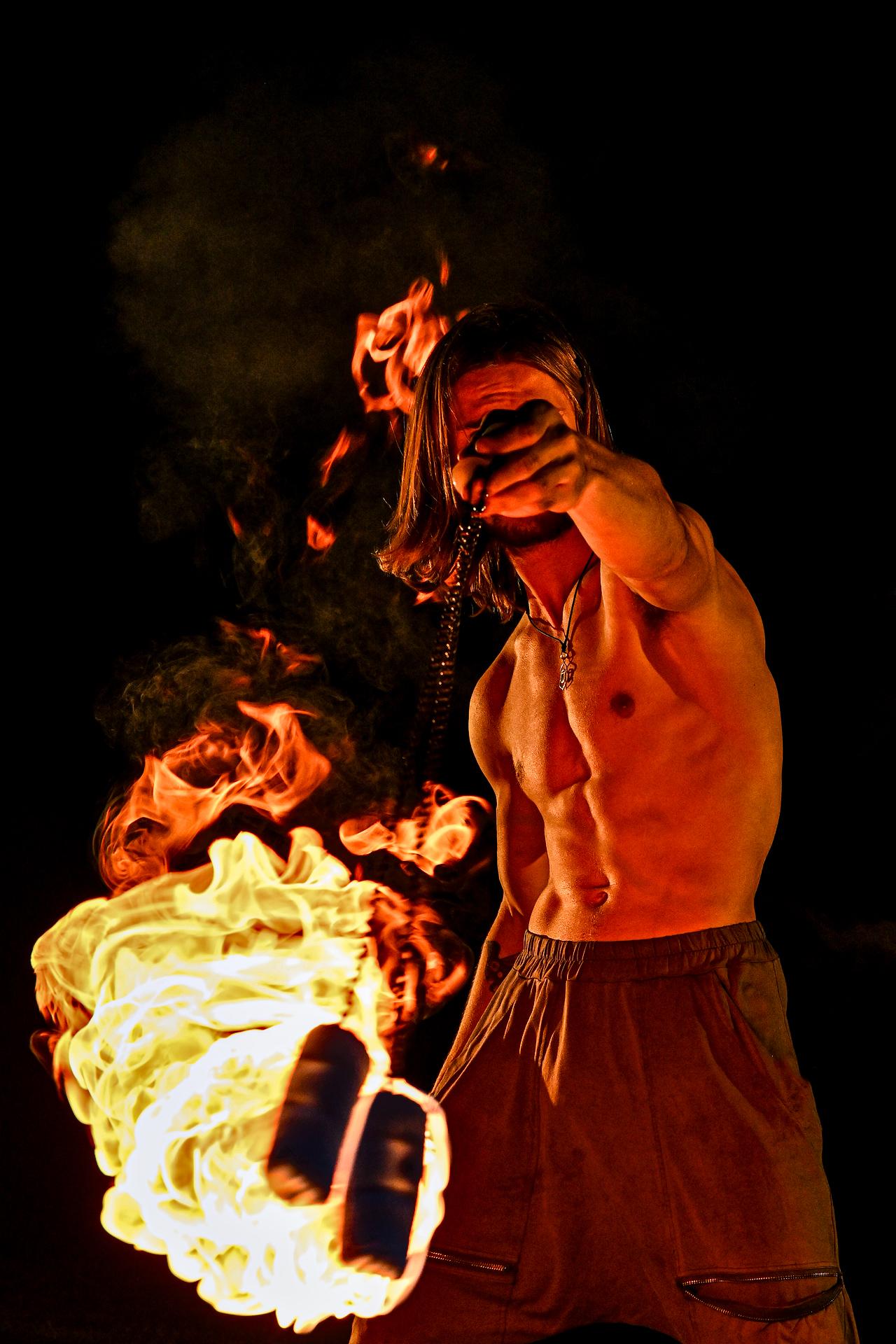 Contact juggling demonstration